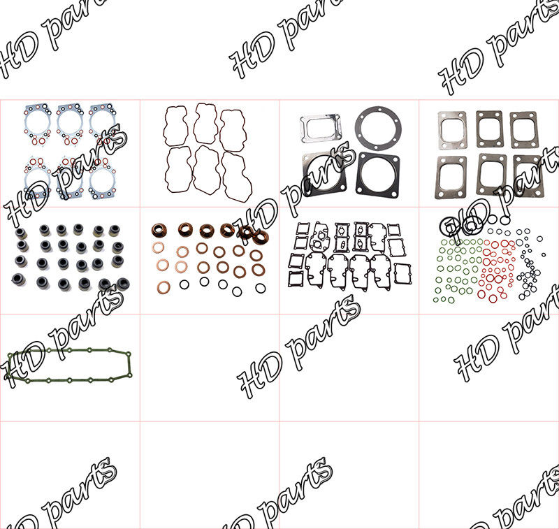 6D140-3 Kit Perbaikan Gasket 9218-K1-9950 Untuk Set Suku Cadang Perbaikan Mesin Komatsu