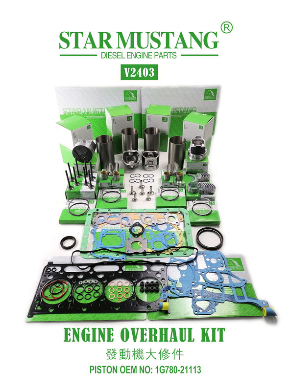 High Quality Overhaul Repair Parts Set V2203 V2403 1G780-21113 1G796-21112 1J884-21110 Untuk Mesin Kubota Mini Excavator