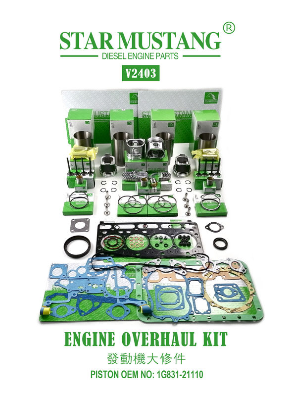 High Quality Overhaul Repair Parts Set V2203 V2403 1G780-21113 1G796-21112 1J884-21110 Untuk Mesin Kubota Mini Excavator