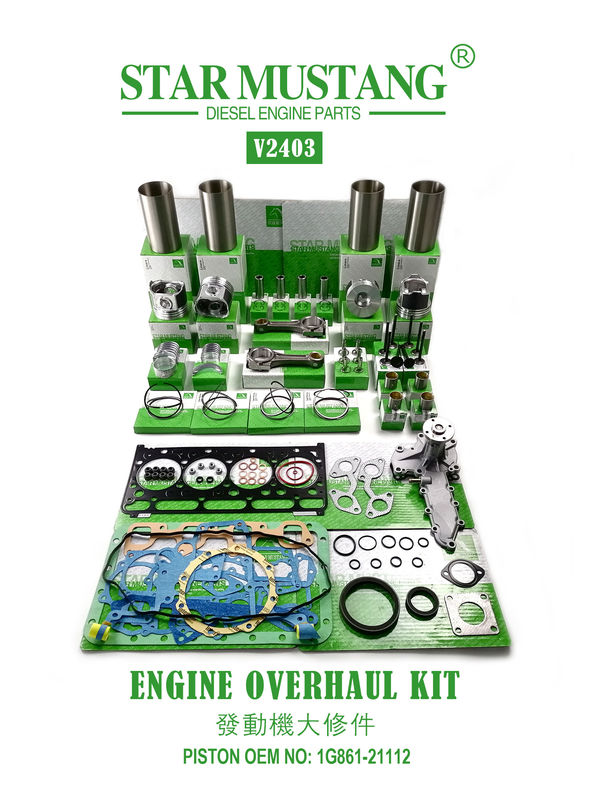 High Quality Overhaul Repair Parts Set V2203 V2403 1G780-21113 1G796-21112 1J884-21110 Untuk Mesin Kubota Mini Excavator