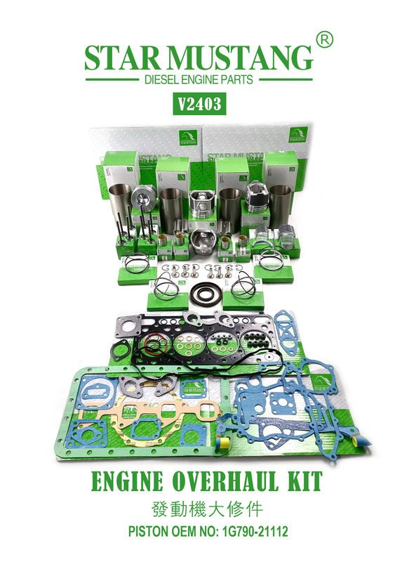 High Quality Overhaul Repair Parts Set V2203 V2403 1G780-21113 1G796-21112 1J884-21110 Untuk Mesin Kubota Mini Excavator