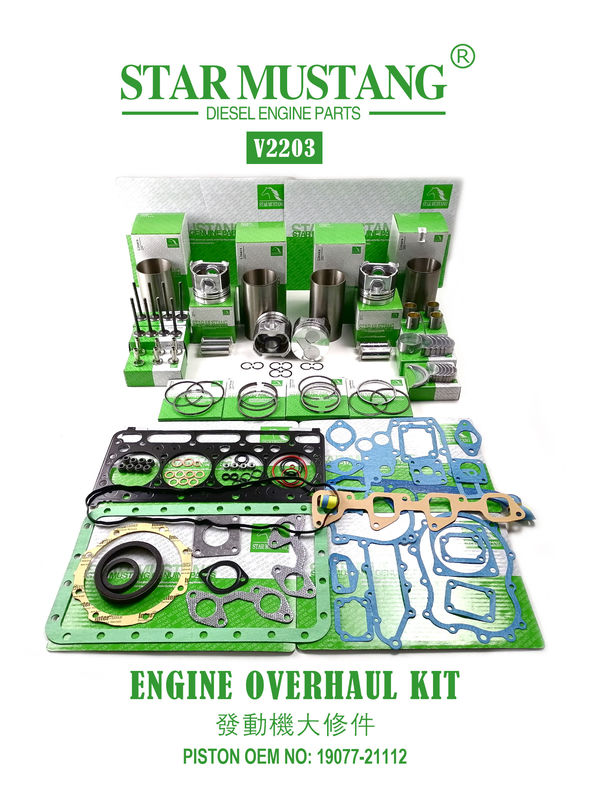 High Quality Overhaul Repair Parts Set V2203 V2403 1G780-21113 1G796-21112 1J884-21110 Untuk Mesin Kubota Mini Excavator