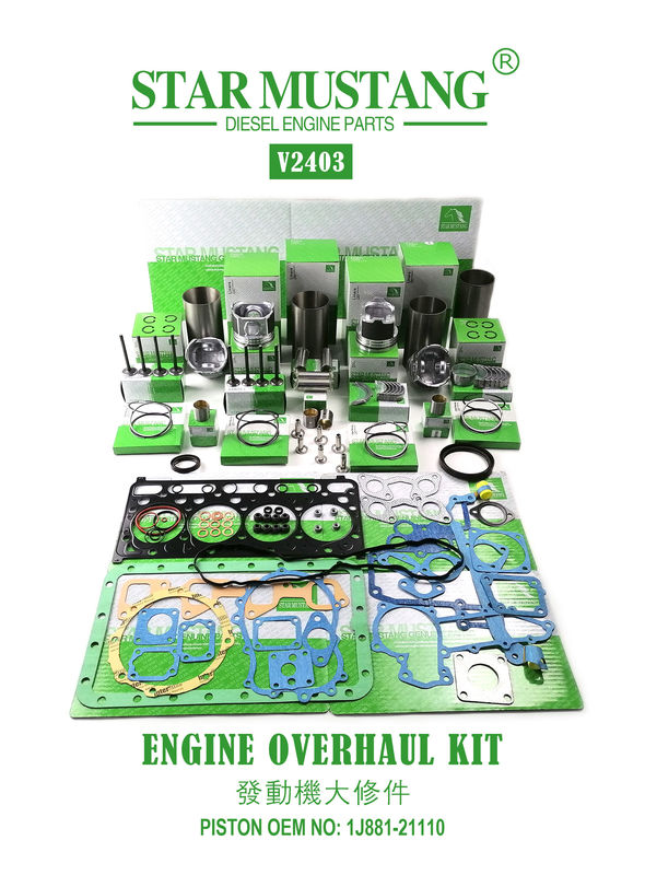 High Quality Overhaul Repair Parts Set V2203 V2403 1G780-21113 1G796-21112 1J884-21110 Untuk Mesin Kubota Mini Excavator