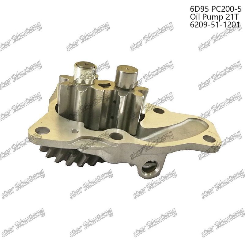 6d95 Pc200-5 Pompa Minyak Mesin 6209-51-1201 Cocok Untuk Komatsu Diesel Engine Parts