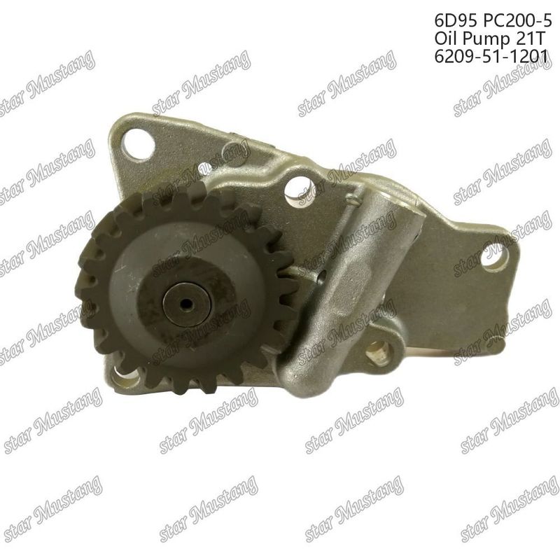 6d95 Pc200-5 Pompa Minyak Mesin 6209-51-1201 Cocok Untuk Komatsu Diesel Engine Parts