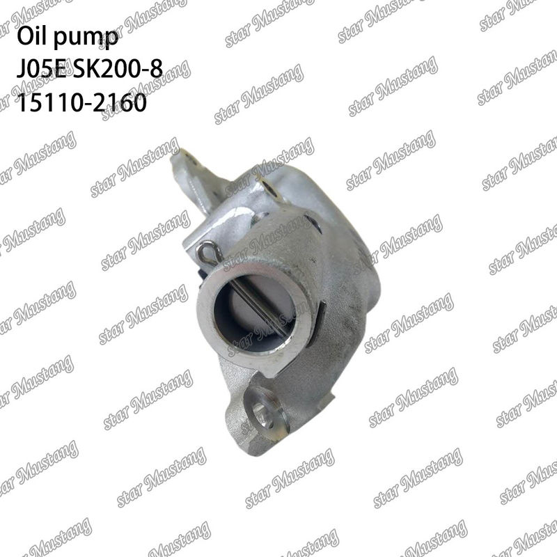 J05E SK200-8 SK210LC-8 SK250-8 SK260LC-8 Pompa Oli Mesin Diesel 15110-2160 15110-2160A Untuk Hino