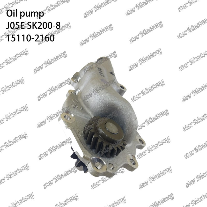 J05E SK200-8 SK210LC-8 SK250-8 SK260LC-8 Pompa Oli Mesin Diesel 15110-2160 15110-2160A Untuk Hino