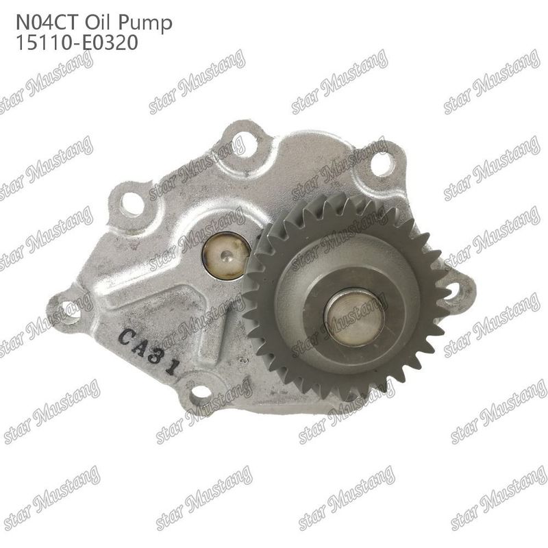 N04C N04CT Pompa Minyak 15110-E0320 Cocok Untuk Bagian Perbaikan Mesin Diesel Mekanis Hino