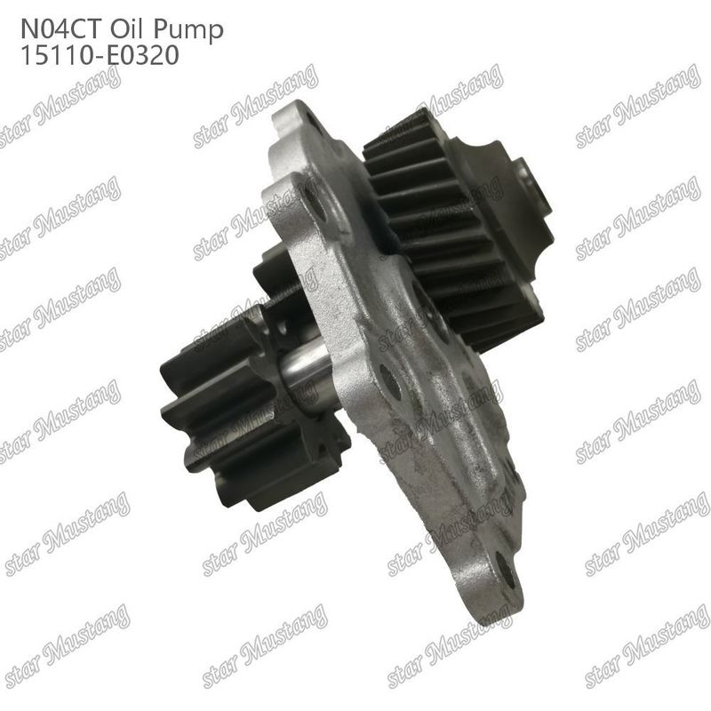 N04C N04CT Pompa Minyak 15110-E0320 Cocok Untuk Bagian Perbaikan Mesin Diesel Mekanis Hino