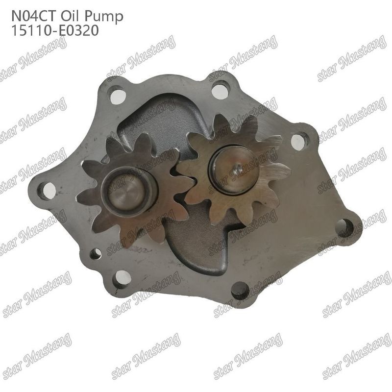 N04C N04CT Pompa Minyak 15110-E0320 Cocok Untuk Bagian Perbaikan Mesin Diesel Mekanis Hino