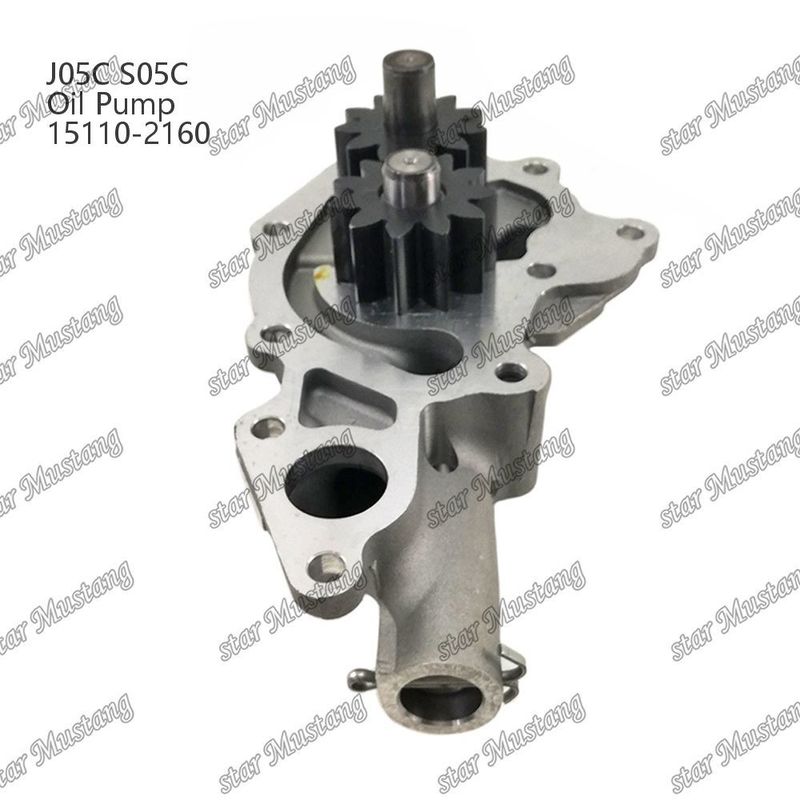 J05C S05C SK200-8 SK210-8 SK250-8 SK260-8 SK260-8E Pompa Minyak 15110-2160 Untuk Bagian Perbaikan Mesin Hino