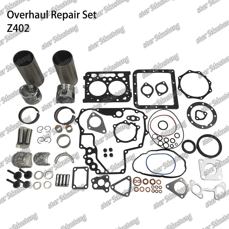 Z402 Overhaul Rebuild Kit Cylinder Liner Piston With Pin Kit Valve Seat Valve Guide Gasket Kit Untuk Mesin Kubota