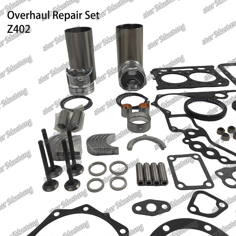Z402 Overhaul Rebuild Kit Cylinder Liner Piston With Pin Kit Valve Seat Valve Guide Gasket Kit Untuk Mesin Kubota