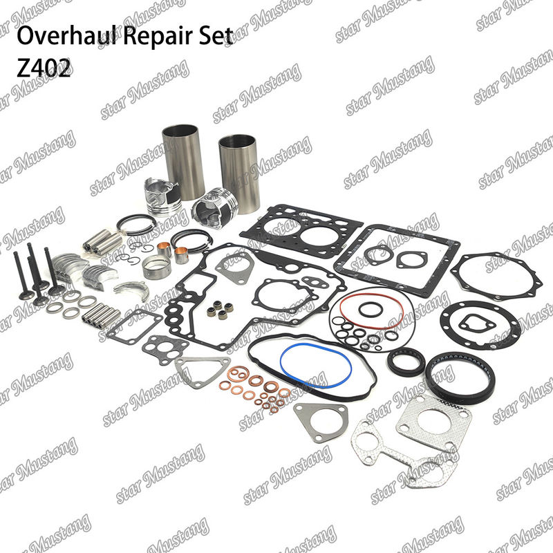 Z402 Overhaul Rebuild Kit Cylinder Liner Piston With Pin Kit Valve Seat Valve Guide Gasket Kit Untuk Mesin Kubota