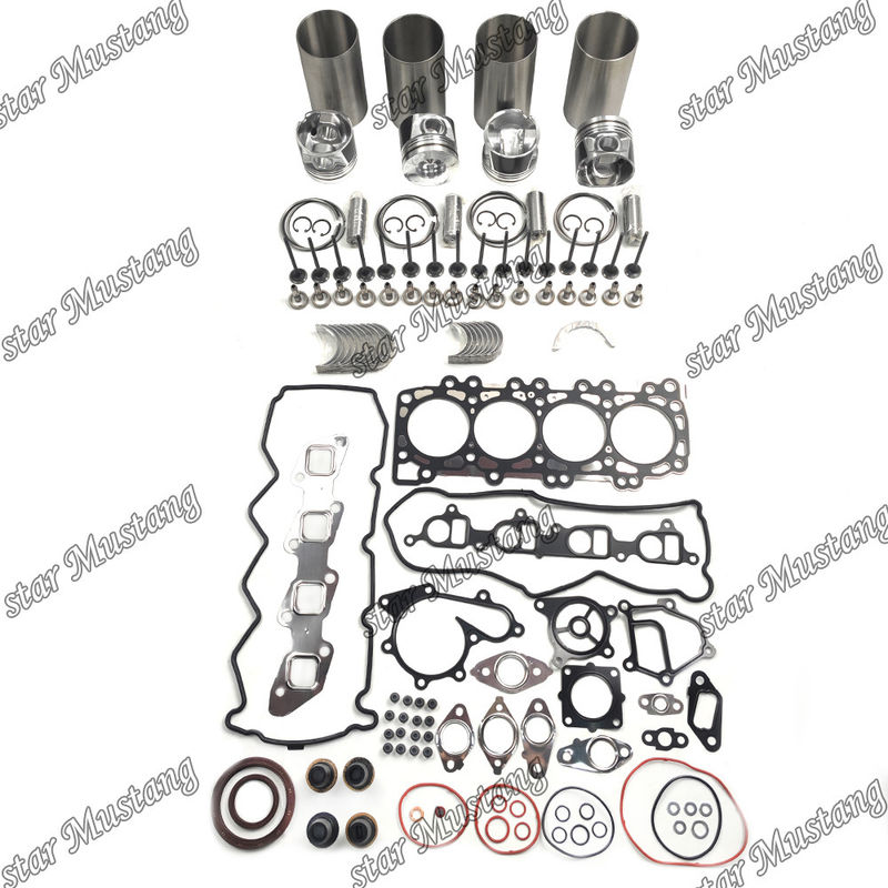 YD25 Overhaul Rebuild Kit Cylinder Liner Piston With Pin Kit Valve Seat Valve Guide Gasket Kit Untuk Mesin Kubota