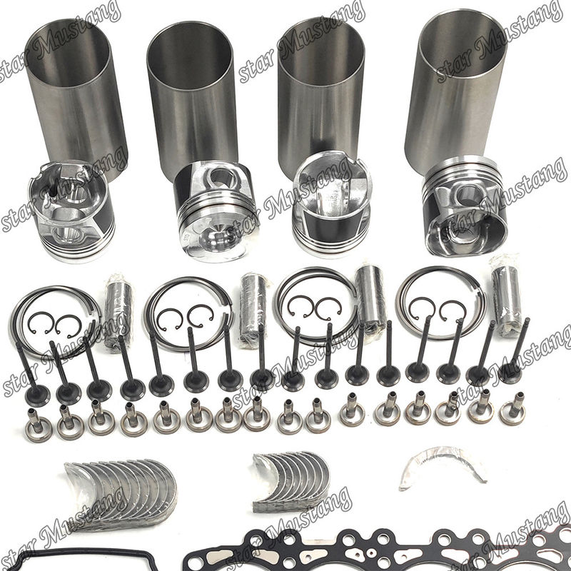 YD25 Overhaul Rebuild Kit Cylinder Liner Piston With Pin Kit Valve Seat Valve Guide Gasket Kit Untuk Mesin Kubota