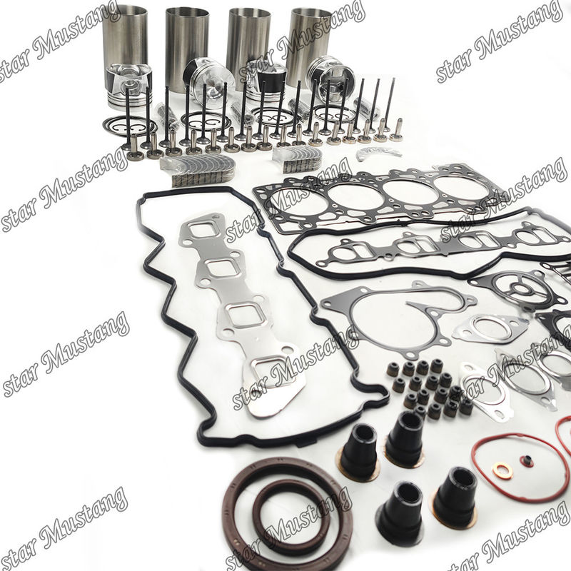 YD25 Overhaul Rebuild Kit Cylinder Liner Piston With Pin Kit Valve Seat Valve Guide Gasket Kit Untuk Mesin Kubota