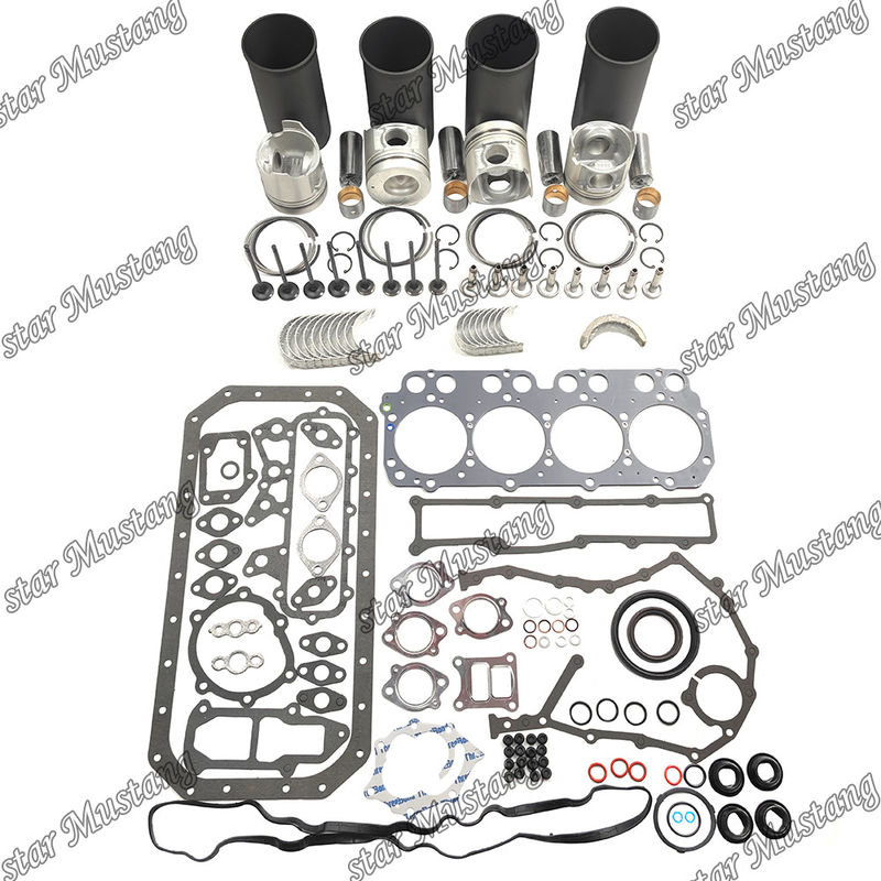 W04DT Overhaul Rebuild Kit Cylinder Liner Piston With Pin Kit Valve Seat Valve Guide Gasket Kit Untuk Mesin Hino