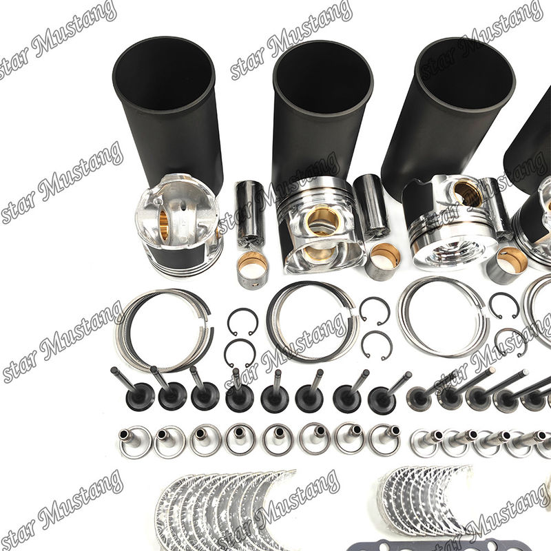 N04CT Mesin Diesel Kit Perbaikan Komponen Silinder Liner Kit Piston Kit Gasket Kit Untuk Hino