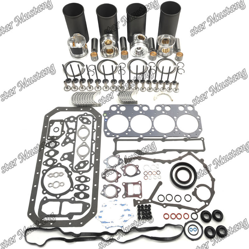 N04CT Mesin Diesel Kit Perbaikan Komponen Silinder Liner Kit Piston Kit Gasket Kit Untuk Hino