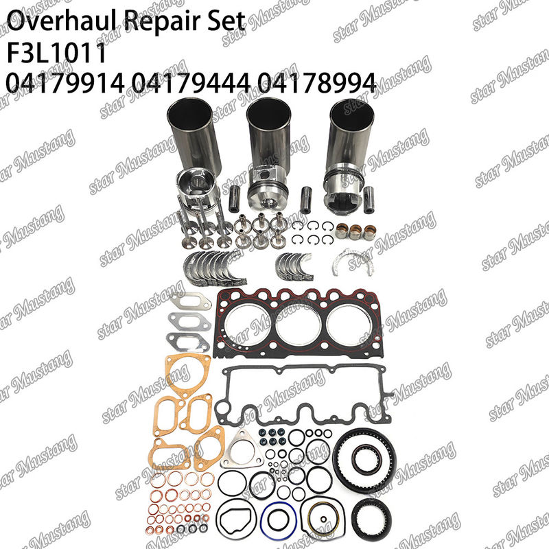 F3L1011 Kit Perbaikan Overhaul Cylinder Liner Piston Kit Gasket Kit Valve Seat Guide Main Bearing Con Rod Bearing Untuk Deutz