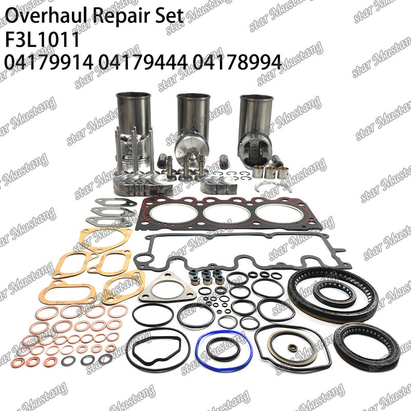 F3L1011 Kit Perbaikan Overhaul Cylinder Liner Piston Kit Gasket Kit Valve Seat Guide Main Bearing Con Rod Bearing Untuk Deutz