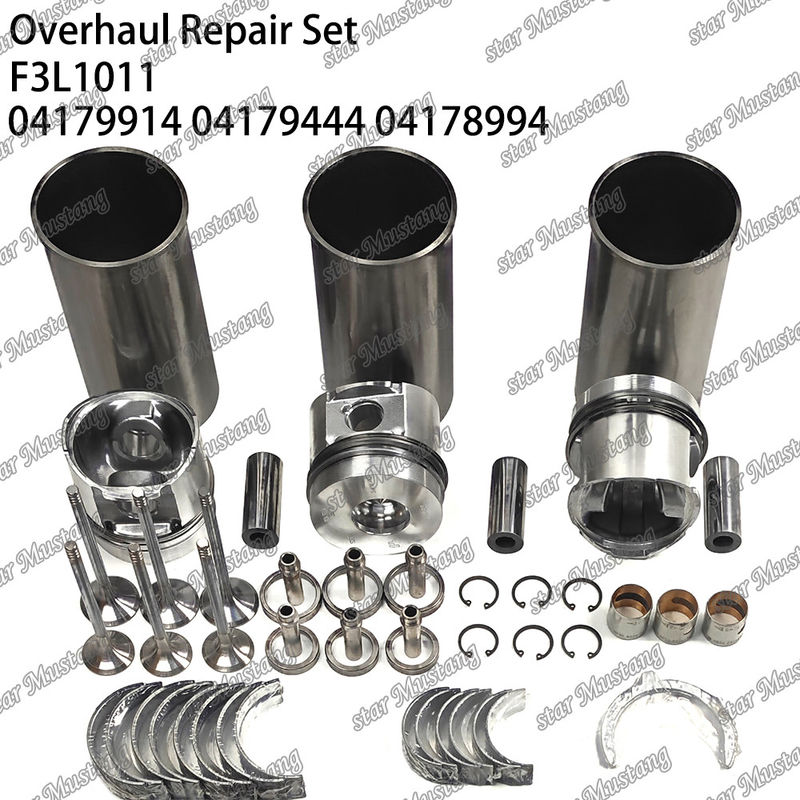 F3L1011 Kit Perbaikan Overhaul Cylinder Liner Piston Kit Gasket Kit Valve Seat Guide Main Bearing Con Rod Bearing Untuk Deutz