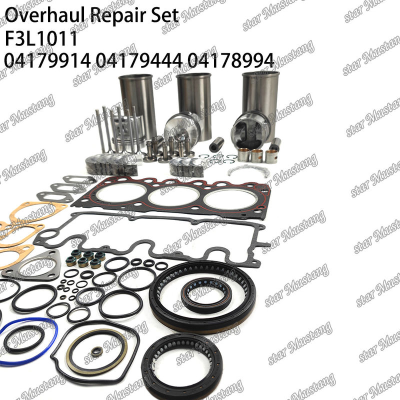 F3L1011 Kit Perbaikan Overhaul Cylinder Liner Piston Kit Gasket Kit Valve Seat Guide Main Bearing Con Rod Bearing Untuk Deutz