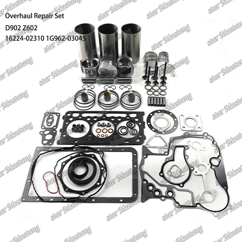 Z602 D902 Kit Perbaikan Umum Silinder Liner Kit Piston Kit Kit Gasket Kit 16224-02310 1J094-21770 1G962-03045 Untuk Doosan