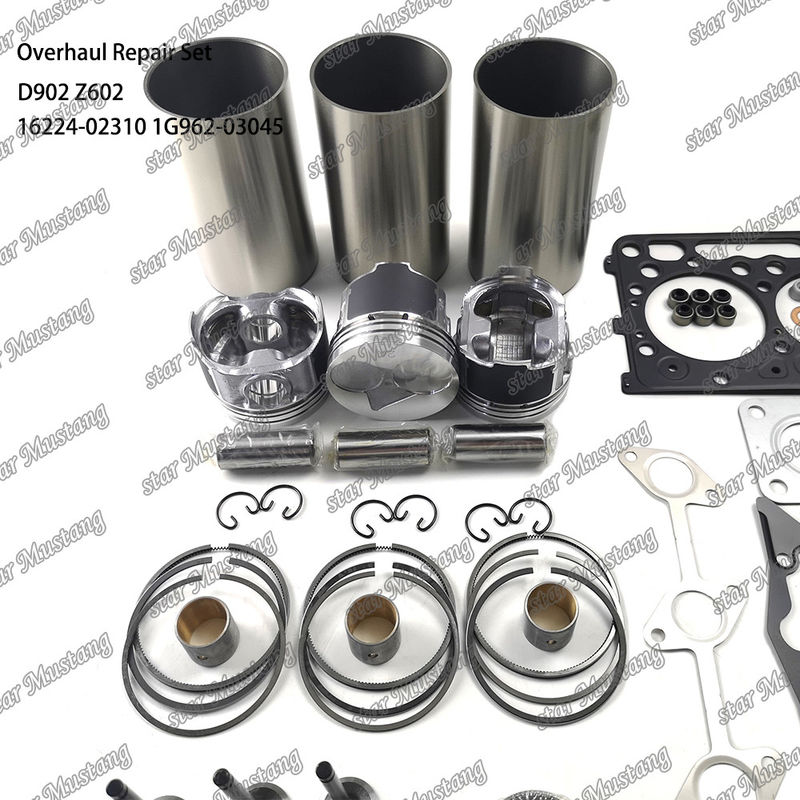 Z602 D902 Kit Perbaikan Umum Silinder Liner Kit Piston Kit Kit Gasket Kit 16224-02310 1J094-21770 1G962-03045 Untuk Doosan