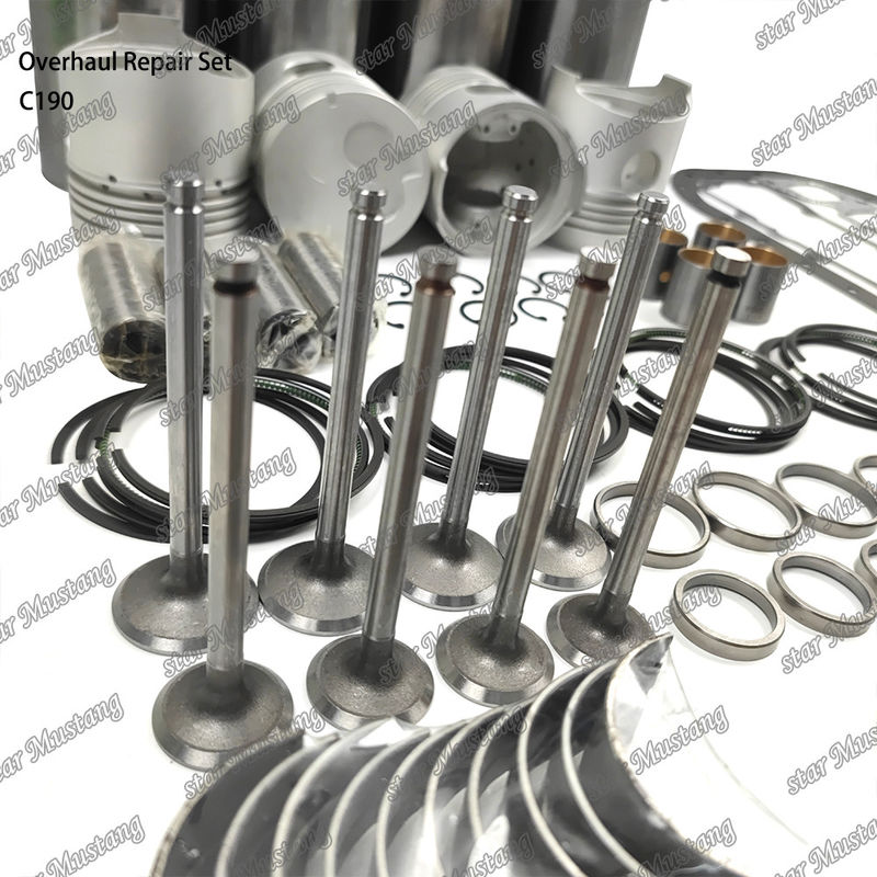 C190 Overhaul Repair Set Cylinder Liner Piston Kit Gasket Kit Valve Seat Guide Main Bearing Con Rod Bearing Untuk Isuzu