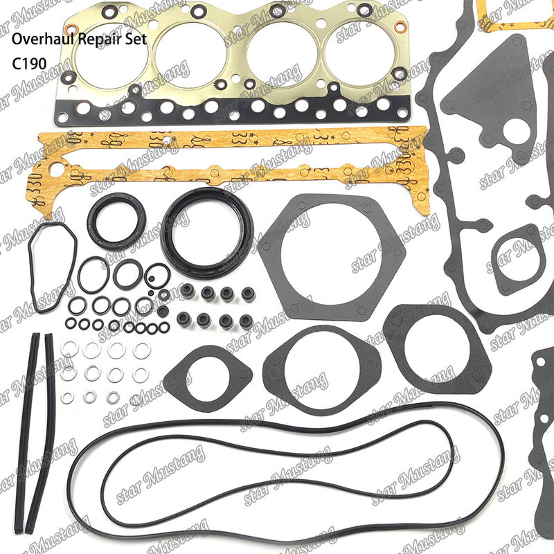 C190 Overhaul Repair Set Cylinder Liner Piston Kit Gasket Kit Valve Seat Guide Main Bearing Con Rod Bearing Untuk Isuzu