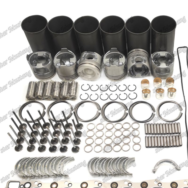 6HK1 EFI Overhaul Repair Kit Cylinder Liner Piston Kit Gasket Kit Valve Seat Guide Main And Con Rod Bearing Untuk Isuzu