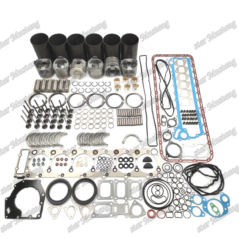 6HK1 EFI Overhaul Repair Kit Cylinder Liner Piston Kit Gasket Kit Valve Seat Guide Main And Con Rod Bearing Untuk Isuzu