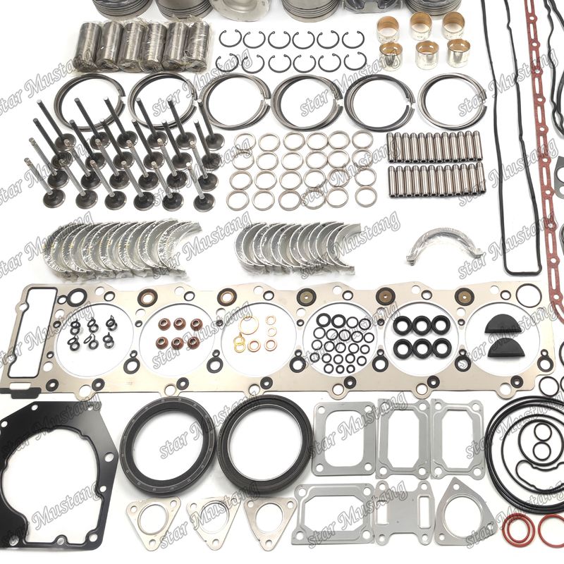 6HK1 EFI Overhaul Repair Kit Cylinder Liner Piston Kit Gasket Kit Valve Seat Guide Main And Con Rod Bearing Untuk Isuzu