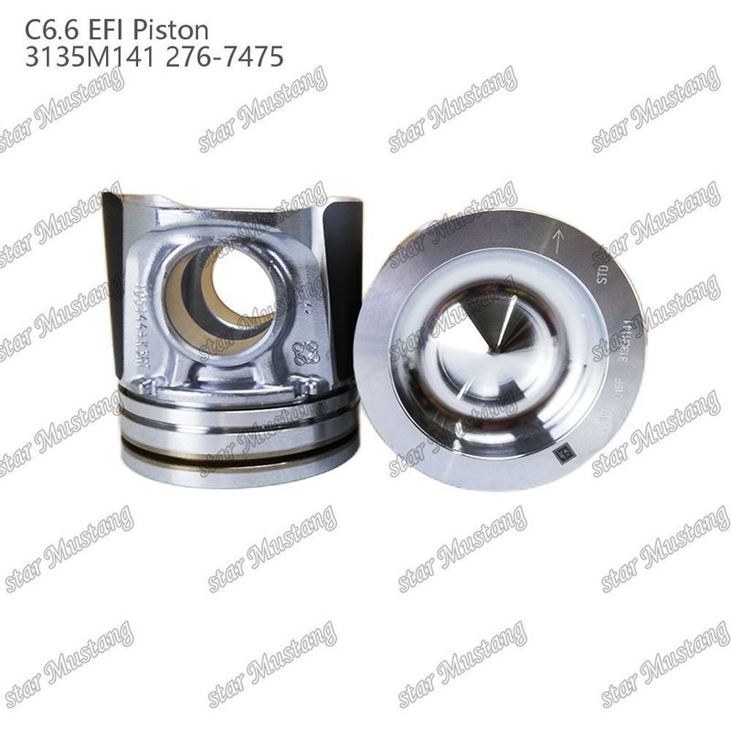 Piston C6.6 EFI 3135M141 276-7475 Untuk Penggali Perkins Caterpillar Dan Peralatan Teknik