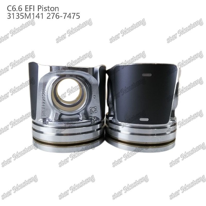 Piston C6.6 EFI 3135M141 276-7475 Untuk Penggali Perkins Caterpillar Dan Peralatan Teknik