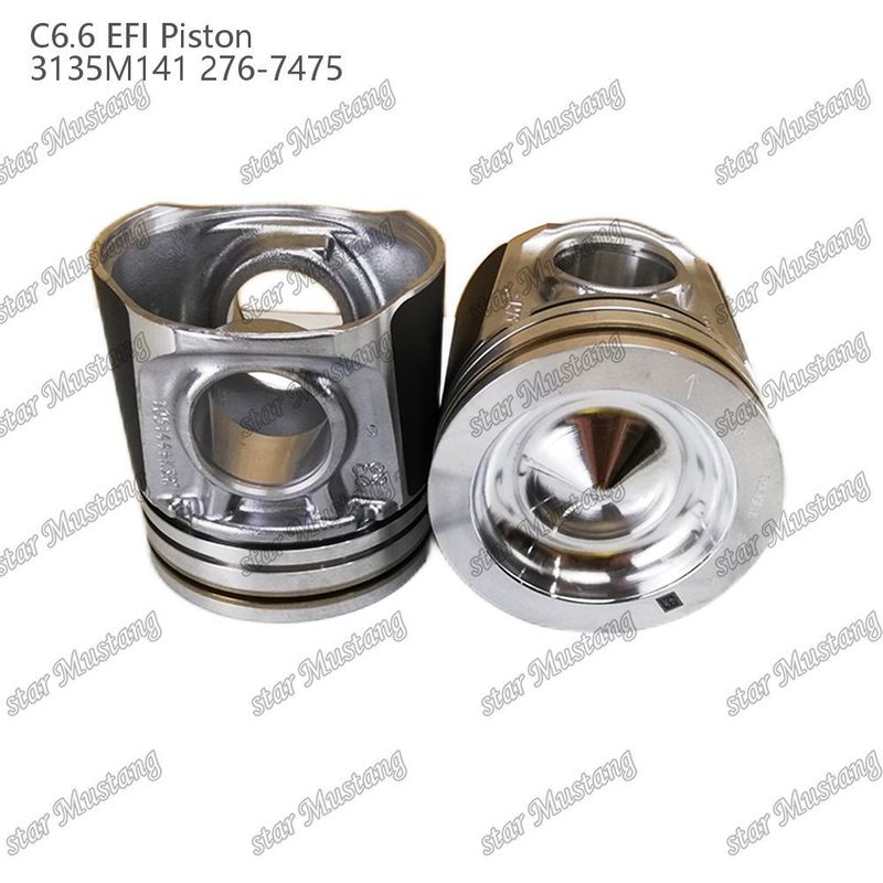 Piston C6.6 EFI 3135M141 276-7475 Untuk Penggali Perkins Caterpillar Dan Peralatan Teknik