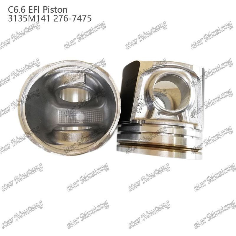 Piston C6.6 EFI 3135M141 276-7475 Untuk Penggali Perkins Caterpillar Dan Peralatan Teknik
