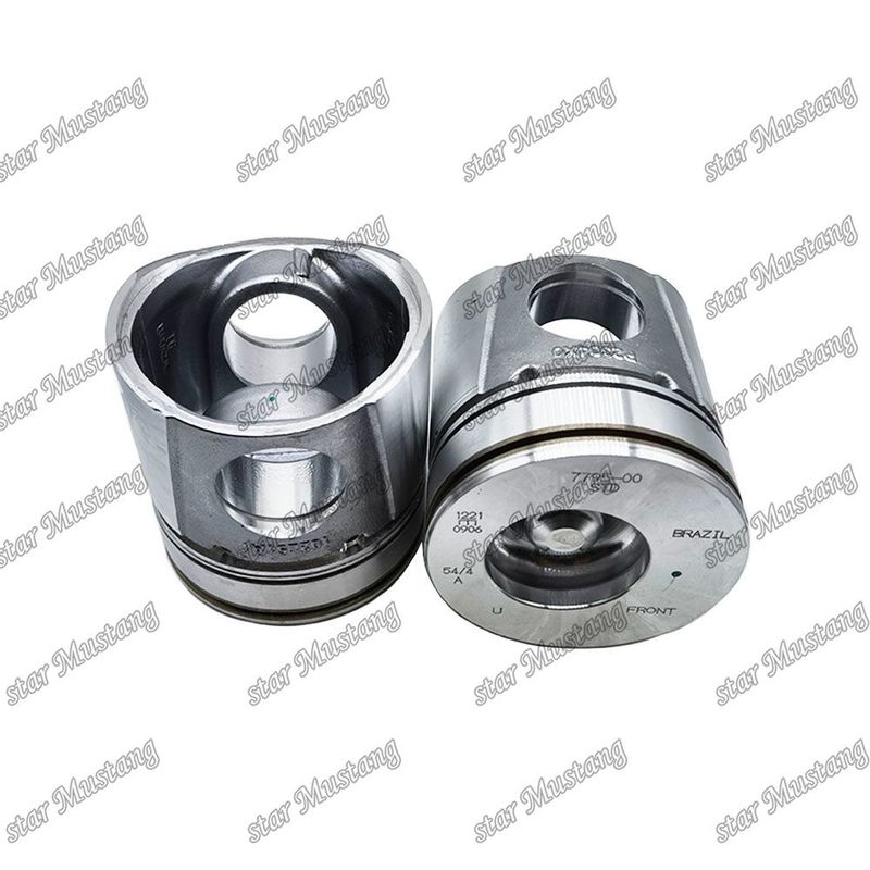Piston 4BT 4D102 6BT 6BT5.9 6D102 50mm Kamar pembakaran 6738-31-2110 6738-31-2111 3957795 3807795 Untuk Cummins Komatsu
