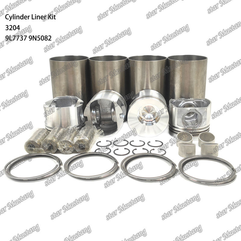 Untuk Mesin Caterpillar 3204 Cylinder Liner Kit 9L7737 1W1661 9N5082 Bagian perbaikan mesin diesel mekanik