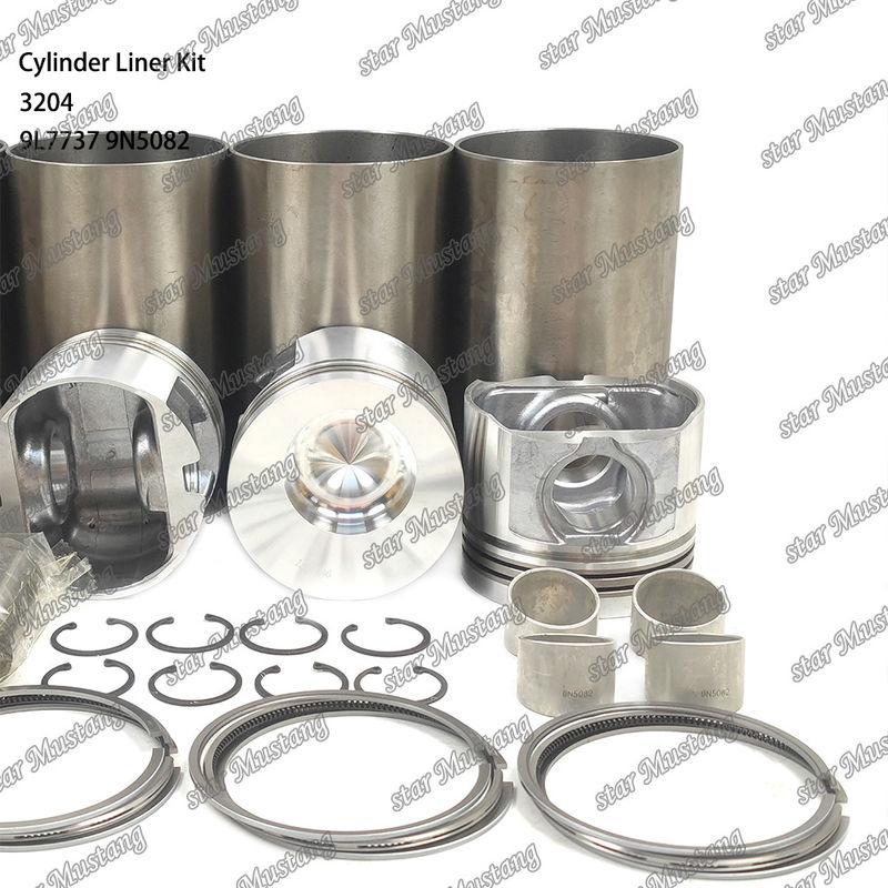 Untuk Mesin Caterpillar 3204 Cylinder Liner Kit 9L7737 1W1661 9N5082 Bagian perbaikan mesin diesel mekanik