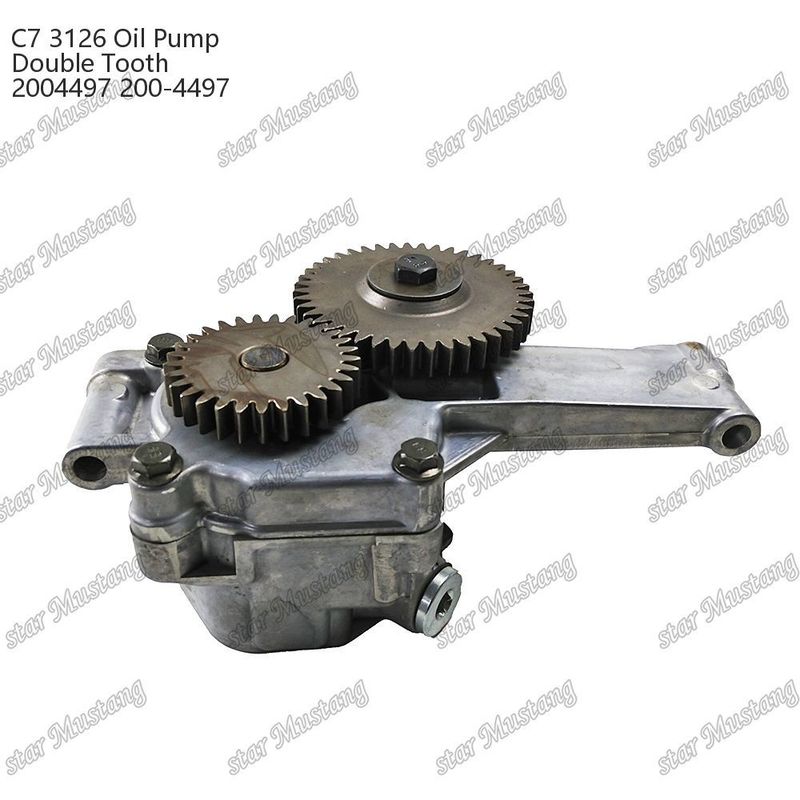 Pompa minyak C7 3126 Double Gear 2004497 200-4497 Untuk CATERPILLAR Bagian perbaikan mesin diesel