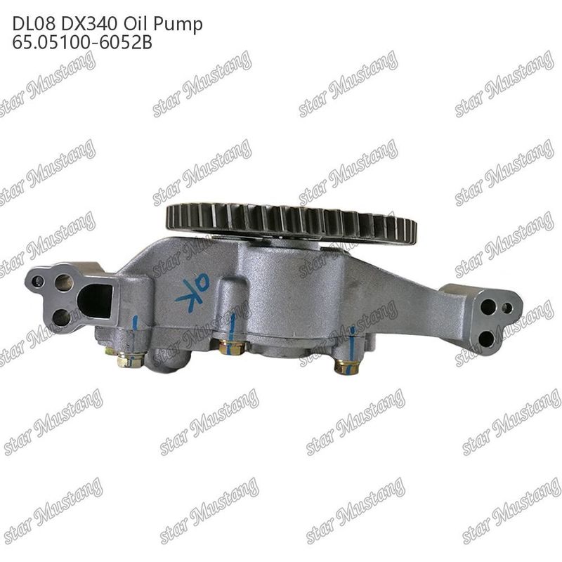 DL08 DX340 Pompa Minyak 65.05100-6052B Untuk Doosan Daewoo Mesin suku cadang