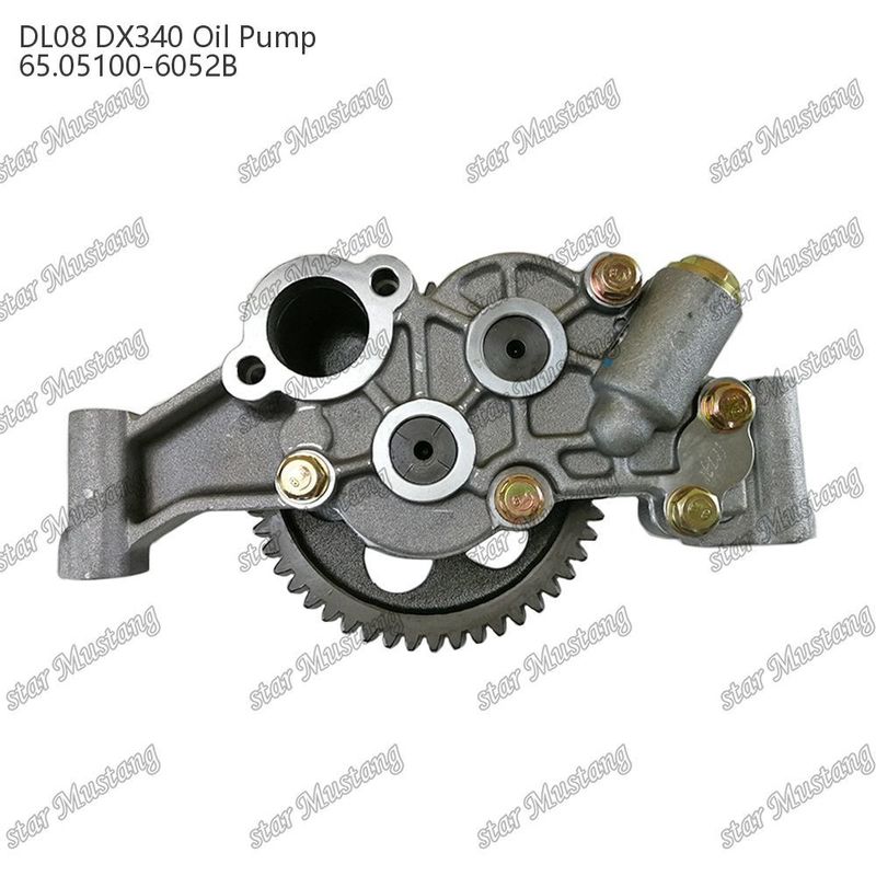 DL08 DX340 Pompa Minyak 65.05100-6052B Untuk Doosan Daewoo Mesin suku cadang
