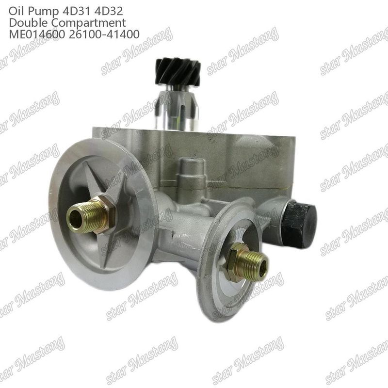 Pompa Minyak Mesin 4D31 4D32 Termostat Ganda ME014600 26100-41400 Untuk suku cadang mesin Mitsubishi