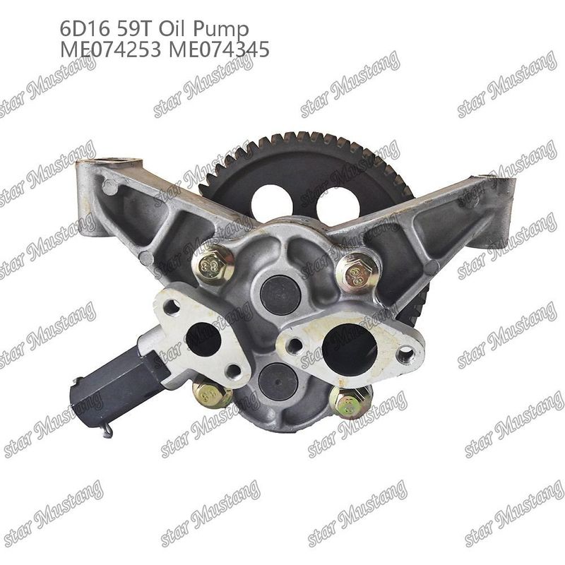 Pompa minyak mesin 6D16 59 Gigi ME074253 ME074345 Untuk suku cadang mesin Mitsubishi
