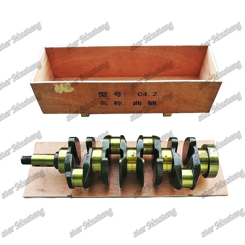 Crankshaft C4.2 2964710 296-4710 Besi cor Untuk Caterpillar Diesel Mesin Bagian Perbaikan