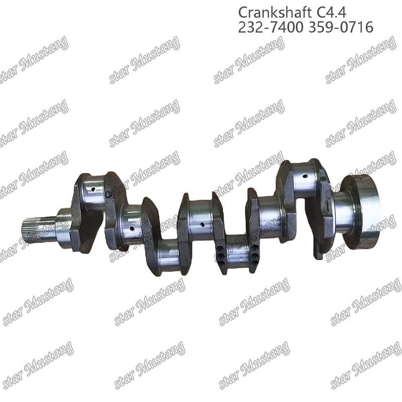 Crankshaft C4.4 baja tempa EFI 63mm Dengan Spline 232-7400 359-071 Untuk Bagian Perbaikan Mesin Diesel Caterpillar