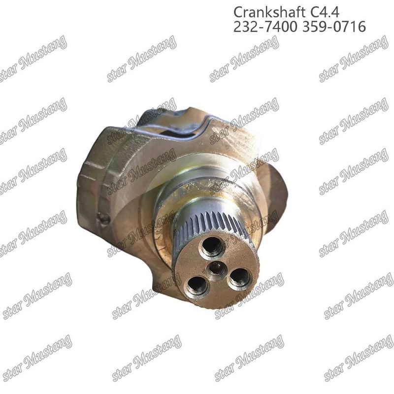Crankshaft C4.4 baja tempa EFI 63mm Dengan Spline 232-7400 359-071 Untuk Bagian Perbaikan Mesin Diesel Caterpillar